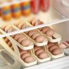 Double Layer Counter Top Automatic Scrolling Egg Rack